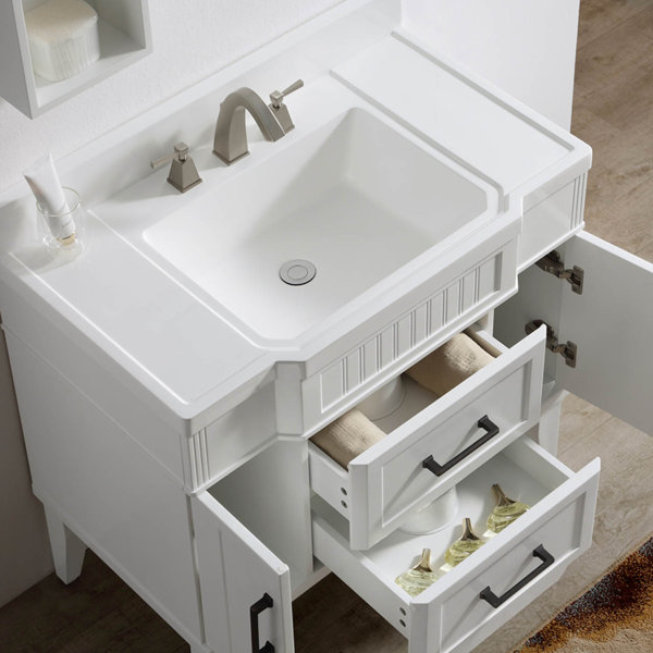 Charlton Home® Jaziel 36'' Freestanding Single Bathroom Vanity with